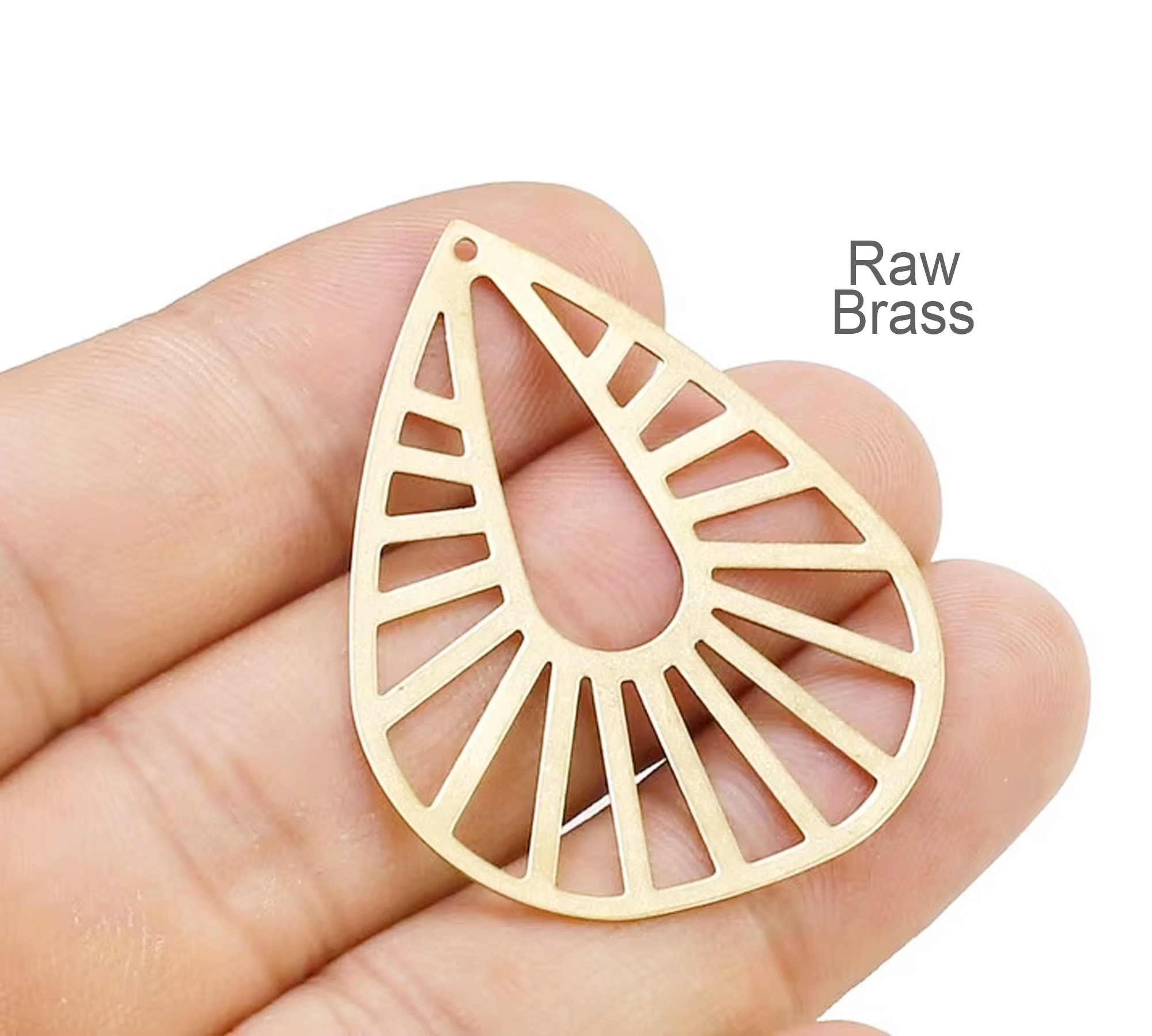 10個のフィリグリーティアドロップペンダント、ハンマーリーフ - Jewelry Making Hammer のレビューと価格
