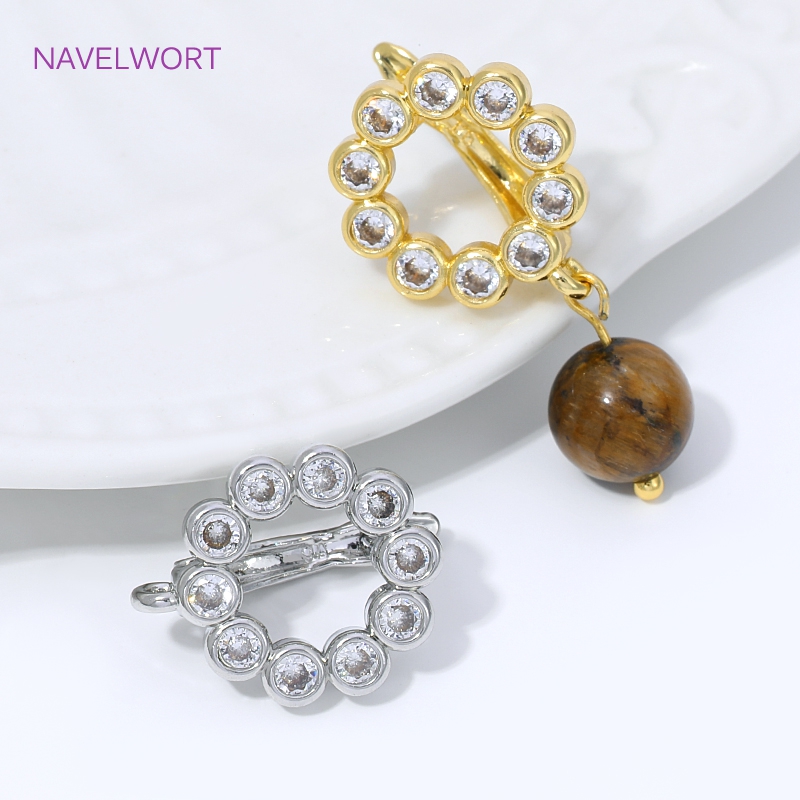 18K金メッキ扇形フラワーイヤワイヤーイヤリング金具、真鍮製 - Jewelry Making Items のレビューと価格