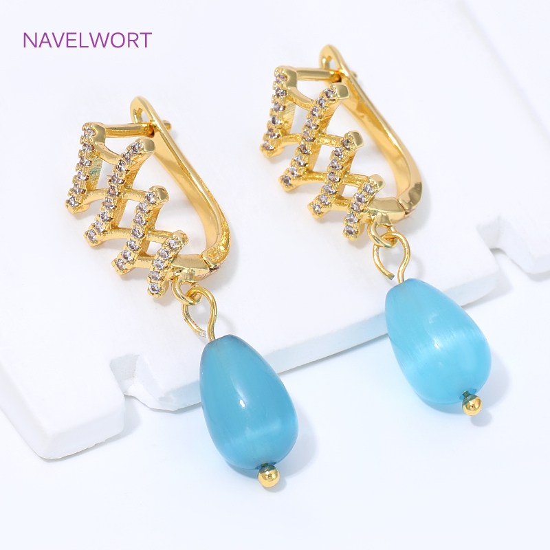 18K金メッキ扇形フラワーイヤワイヤーイヤリング金具、真鍮製 - Jewelry Making Items のレビューと価格