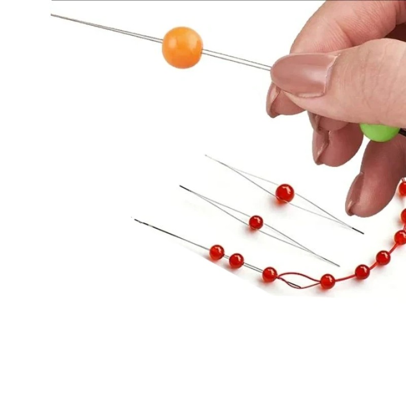 1/10個入り オープンビーズニードル DIYビーズ針 ジュ - Jewelry Making Tools List のレビューと価格