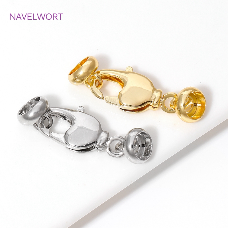 18K ゴールドメッキ真鍮ロブスタークラスプコネクタ、ジュエ - Jewelry Making Items のレビューと価格
