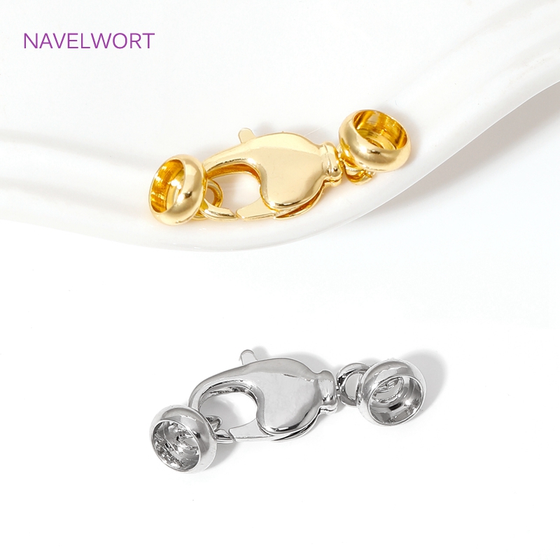 18K ゴールドメッキ真鍮ロブスタークラスプコネクタ、ジュエ - Jewelry Making Items のレビューと価格