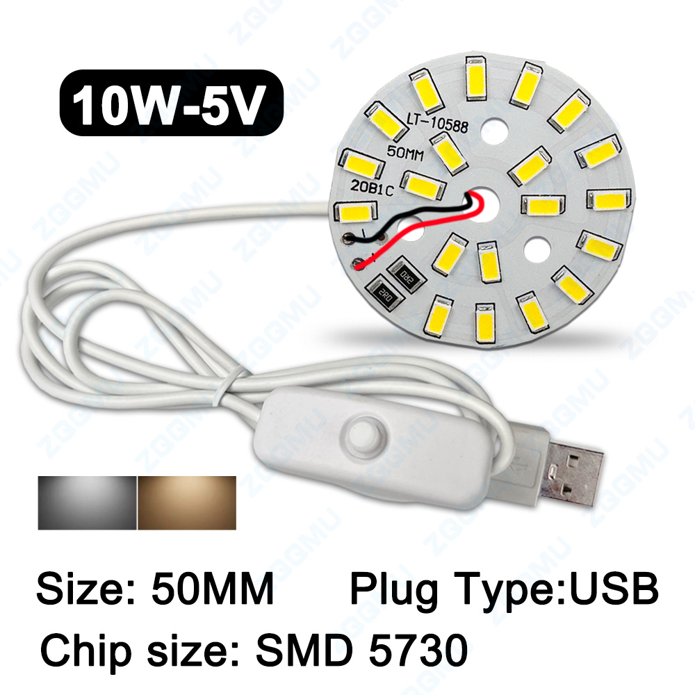 DCV LEDチップ 3W 5W 10W USBスイッチ付き - Jewelry Making Board のレビューと価格