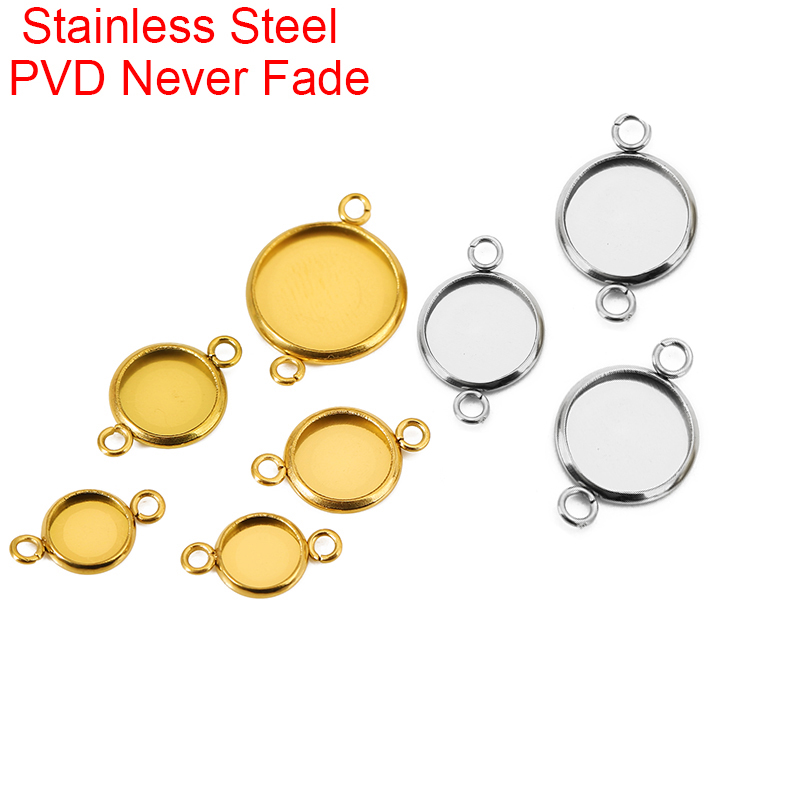 20個入り 色褪せないステンレス鋼ペンダントブレスレットベー - Jewelry Making Tray のレビューと価格