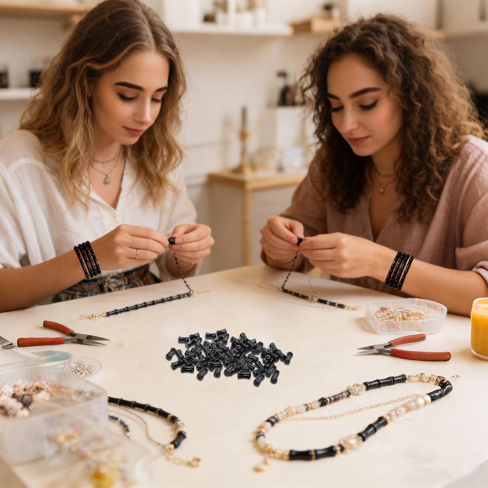 50個入りガラスビーズ8mm ジュエリークラフトアクセサリー - Jewelry Making Workshop のレビューと価格