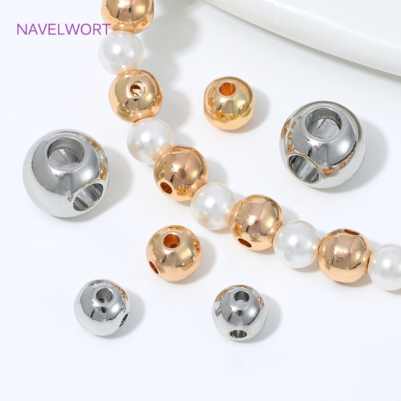 KC金メッキ4穴ラウンドスペーサービーズ、ジュエリー製作用、 - Jewelry Making Items のレビューと価格
