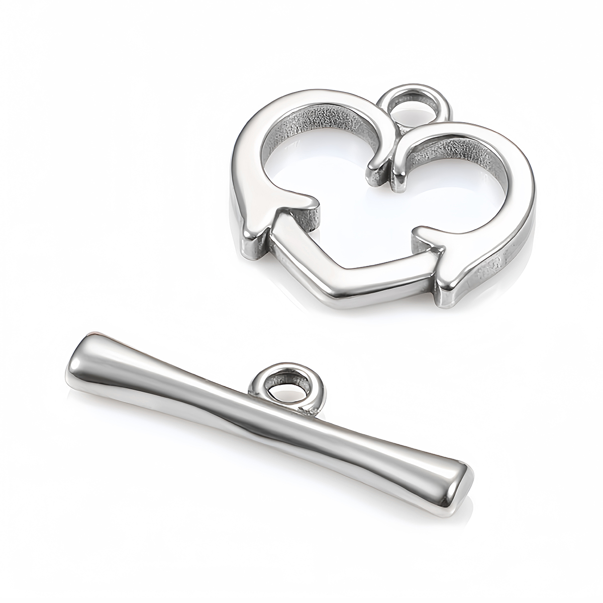 2 セットステンレス鋼 OT クラスプハートトグルクラスプバ - Jewelry Making Set のレビューと価格