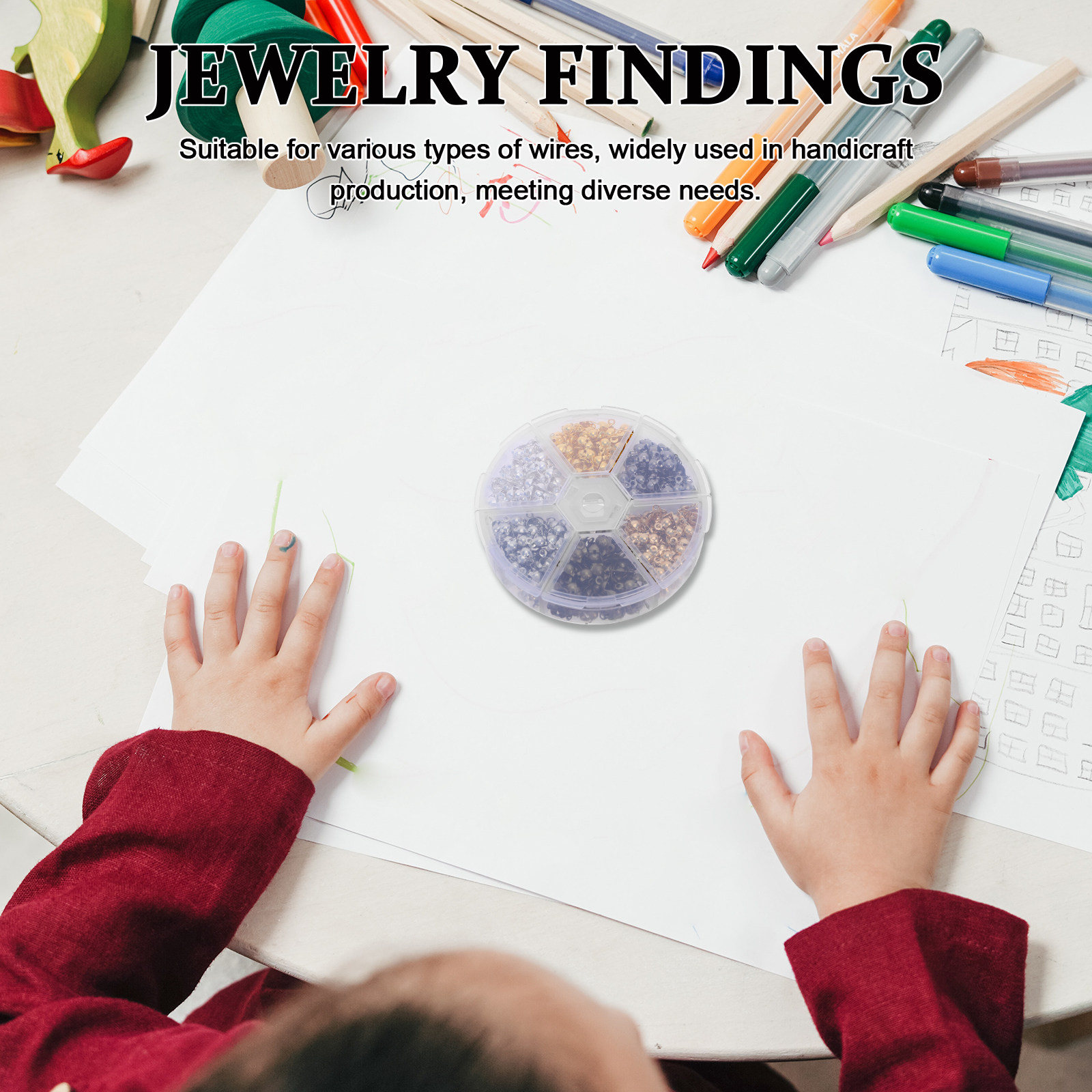 600個 DIY ジュエリー製作 エンドキャップ クリンプビ - Jewelry Making Knots のレビューと価格
