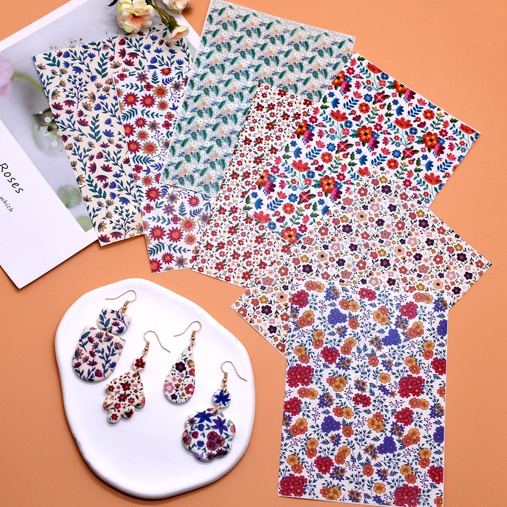 SNASAN DIY 豪華な花水彩転写紙ソフト陶器ポリマーク - Jewelry Making Tools List のレビューと価格