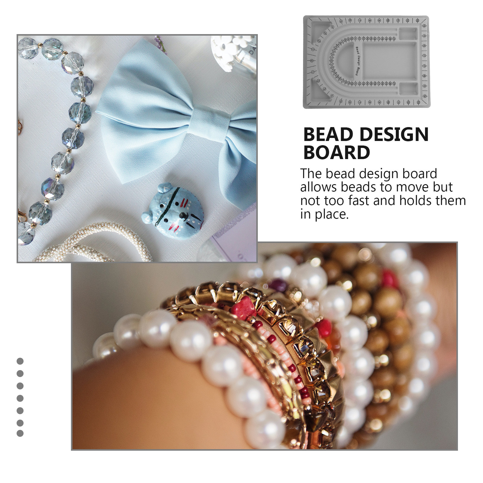 2 個ビーズデザインボードジュエリー作成トレイネックレスブレ - Jewelry Making Board のレビューと価格