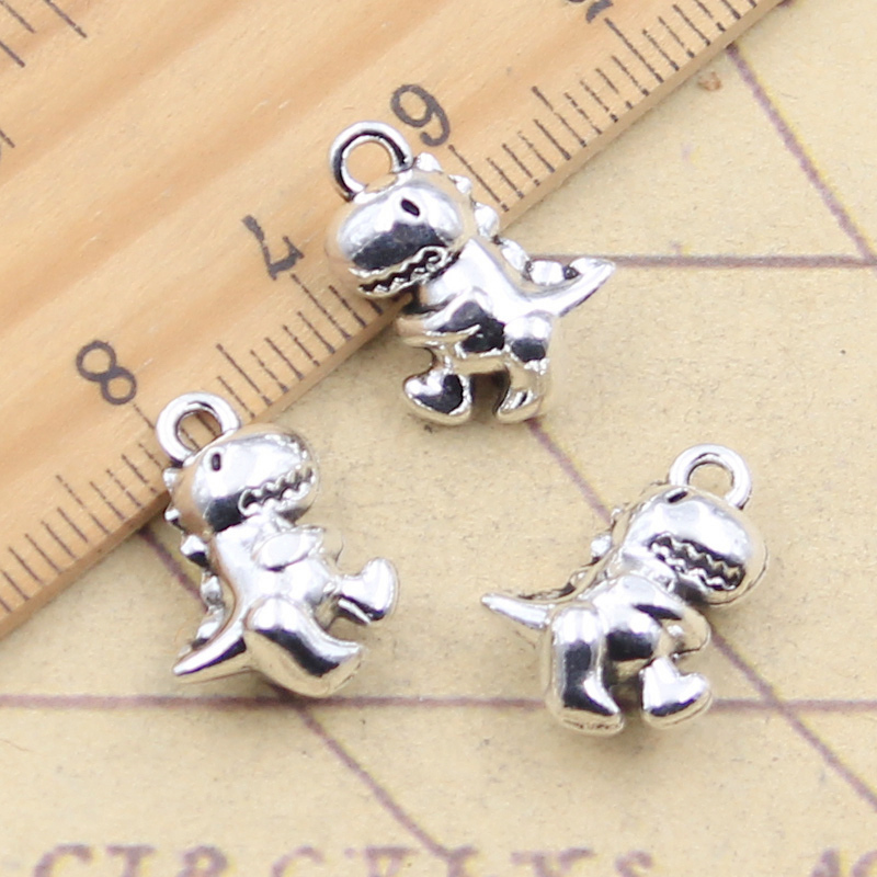 10 個チャーム恐竜ベビー 16 × 12 × 7 ミリメー - Jewelry Making 3 Year Old のレビューと価格