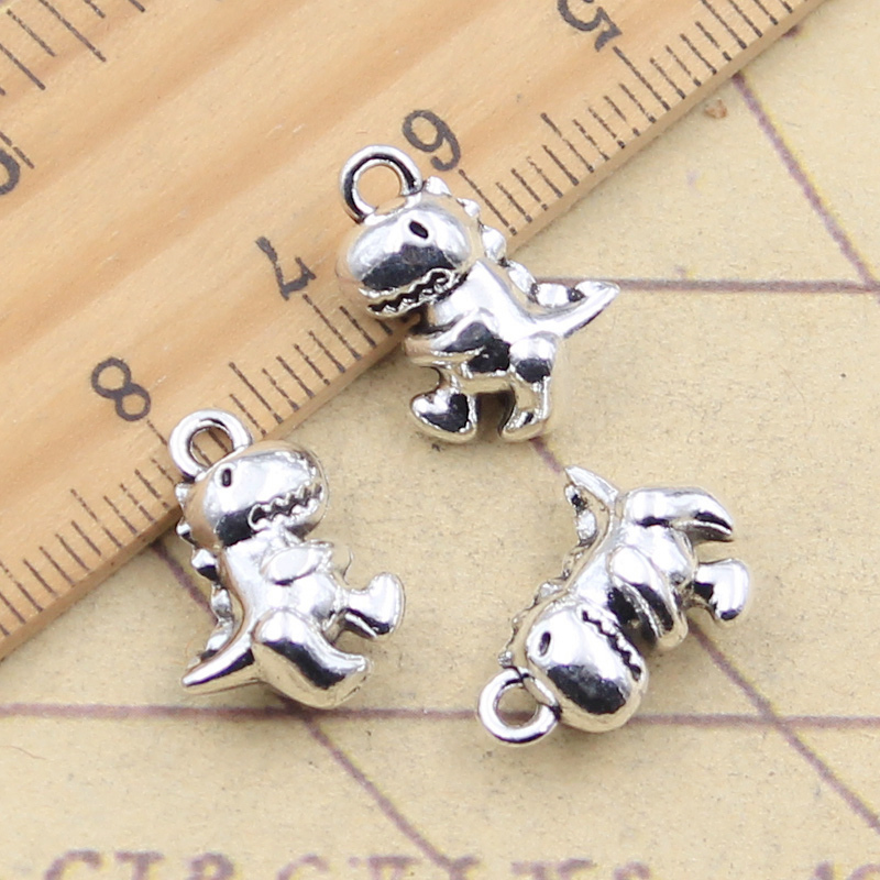 10 個チャーム恐竜ベビー 16 × 12 × 7 ミリメー - Jewelry Making 3 Year Old のレビューと価格