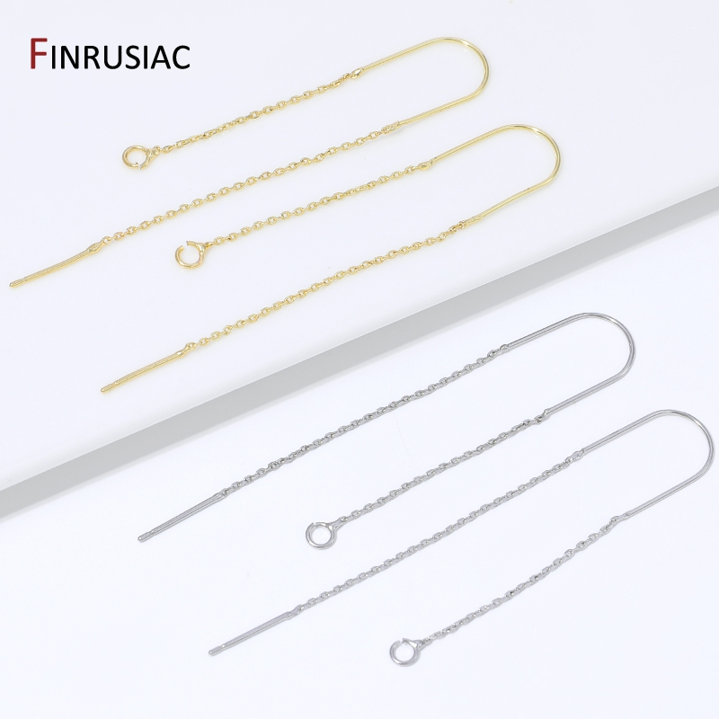 18K金メッキ真鍮ロングタッセルチェーンドロップステッカーダ - Jewelry Making Yarn のレビューと価格