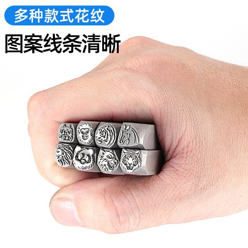 ライオンモチーフジュエリースチールスタンプ、金銀ジュエリーパ - Jewelry Making Hammer のレビューと価格