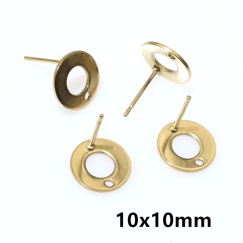 20個ステンレス鋼クラフトイヤリングスタッド幾何学的多角形イ - Jewelry Making Kit のレビューと価格
