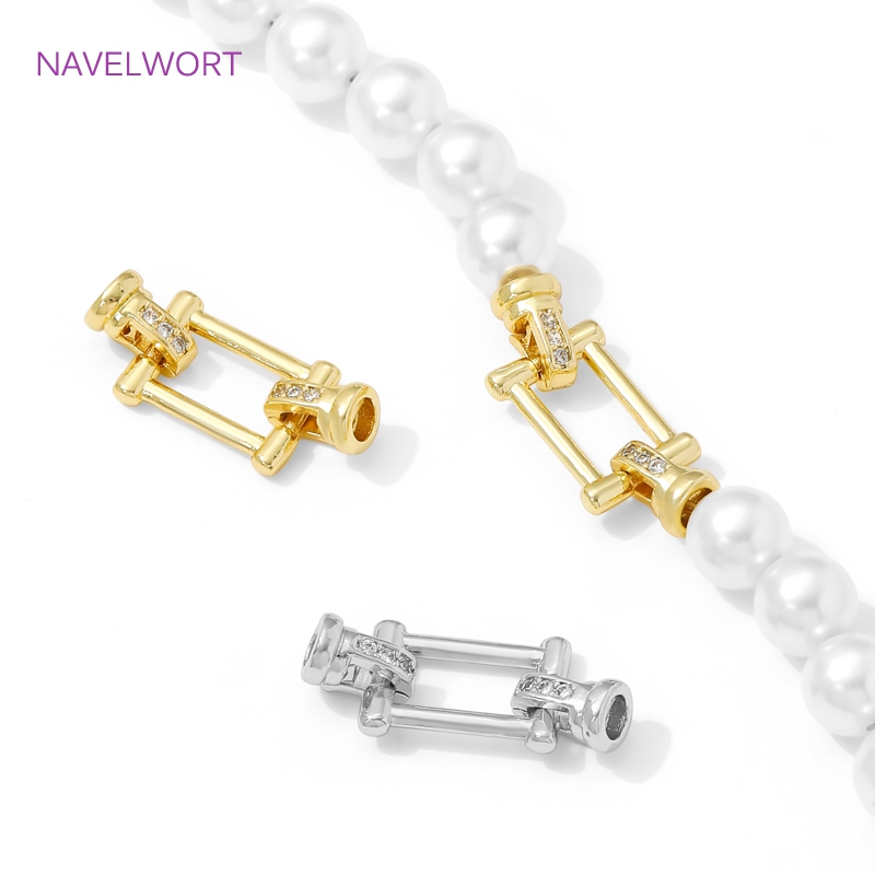 1/2個入り 14K金メッキパールクラスプ留め具、ブレスレッ - Jewelry Making Items のレビューと価格